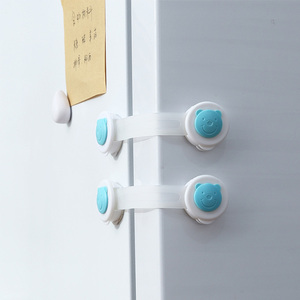多功能婴儿宝宝防夹手抽屉锁儿童防护安全扣开柜子柜门锁扣冰箱锁